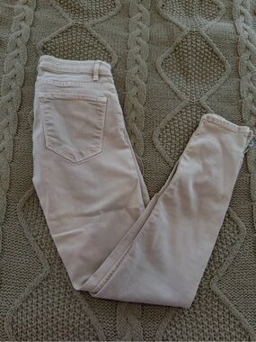 Zara blush pink beige jeans size US 2